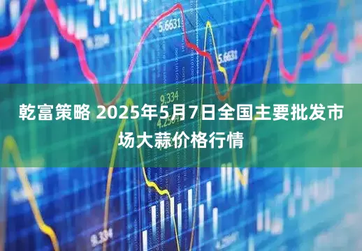 乾富策略 2025年5月7日全国主要批发市场大蒜价格行情
